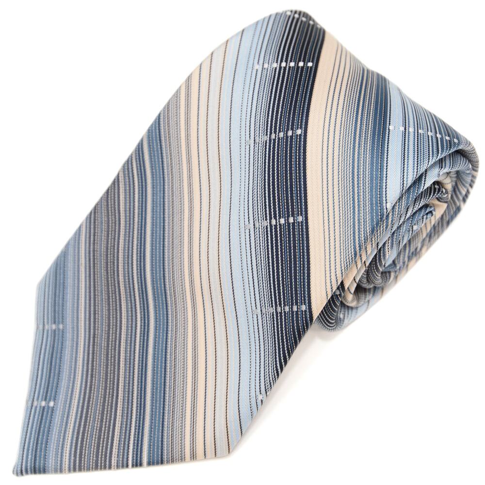 Vintage Retro J. Riggins Blue 60's 70's Polyester Necktie Neck Tie